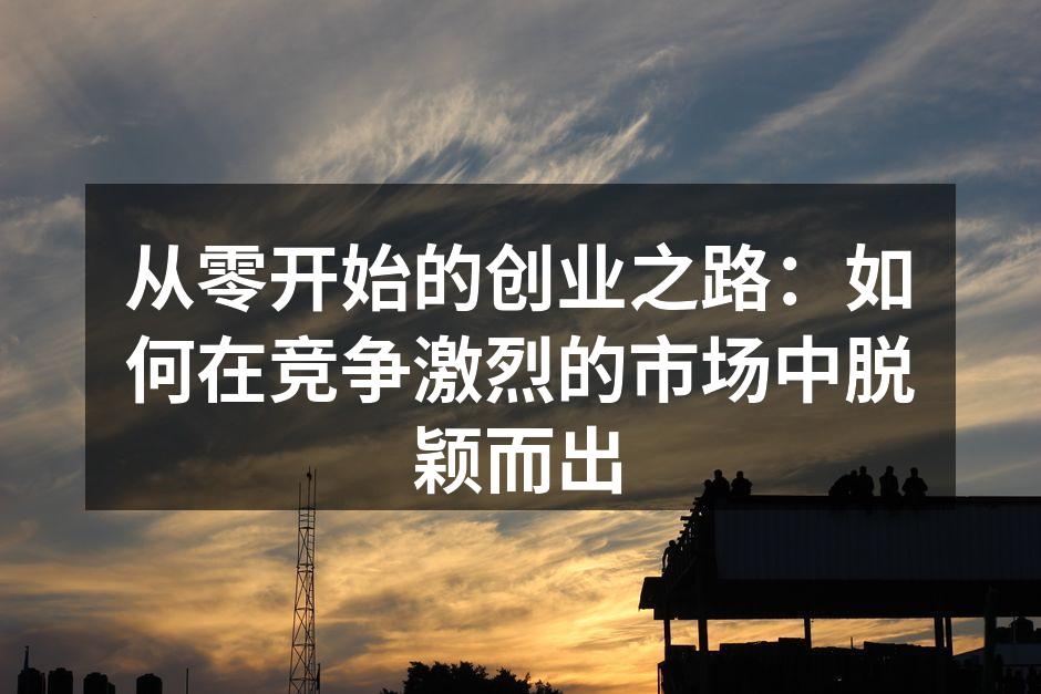 从零开始的创业之路：如何在竞争激烈的市场中脱颖而出